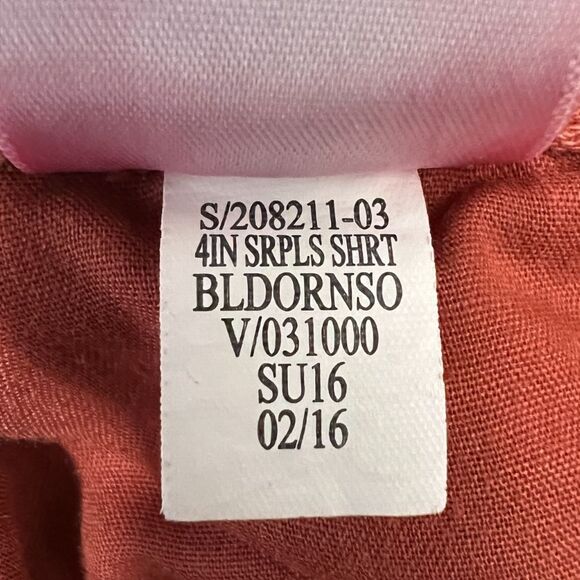 Old Navy Women's Surplus Shorts 4" Inseam Elastic Waist Orange Red Size 0 - Picture 5 of 9